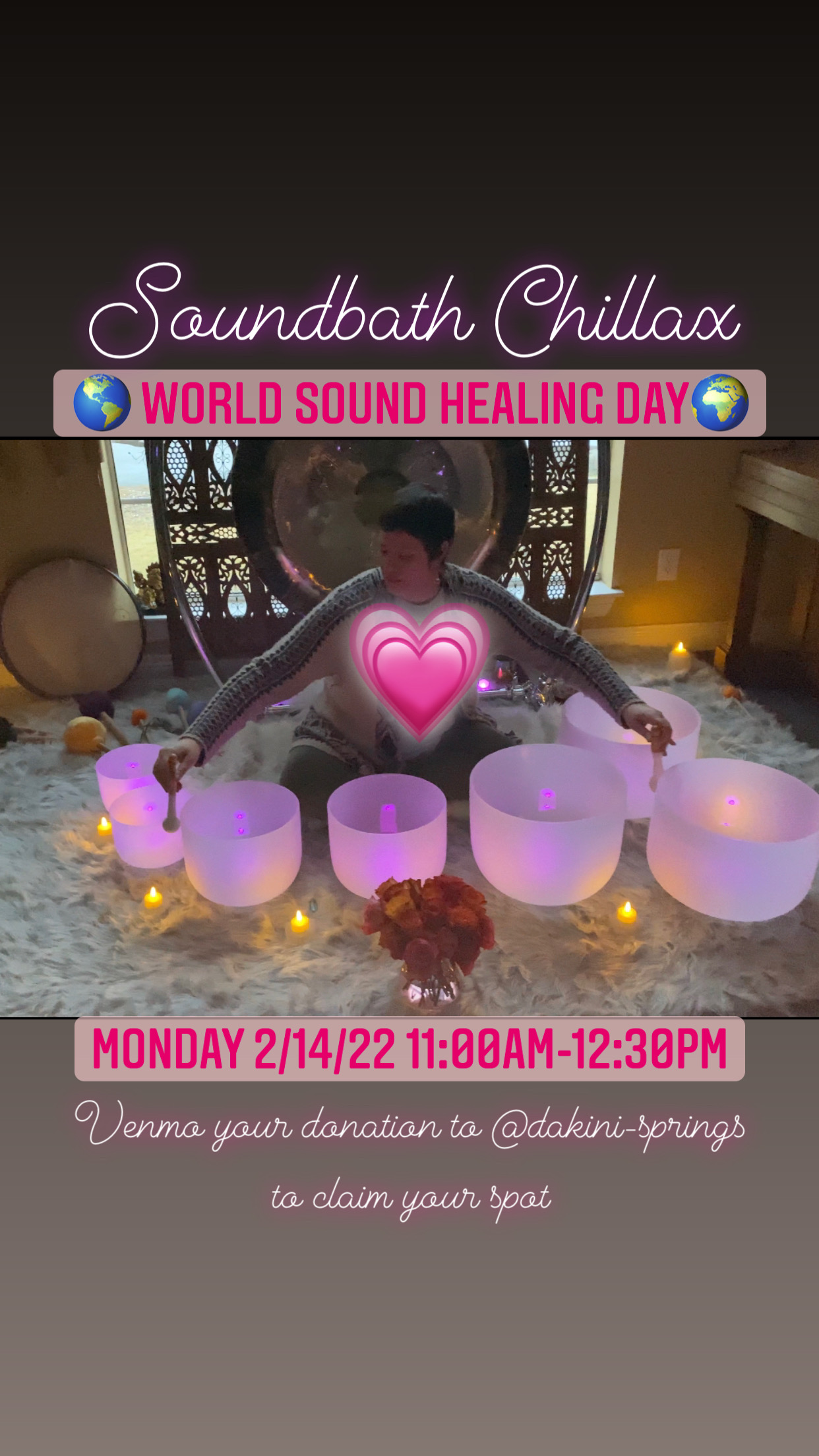 Soundbath Chillax for World Sound Healing Day