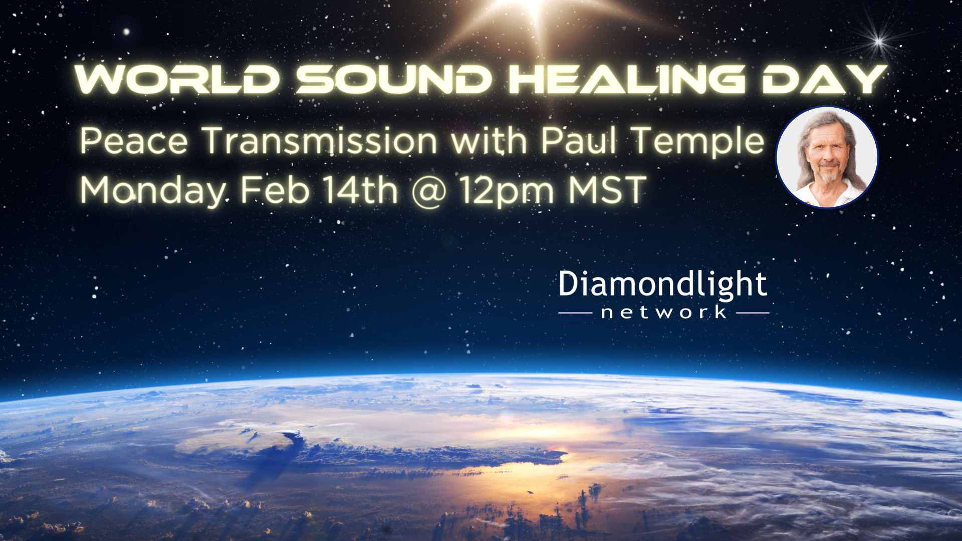 Peace Transmission with Paul Temple’s RadianceMatrix – World Sound Healing Day