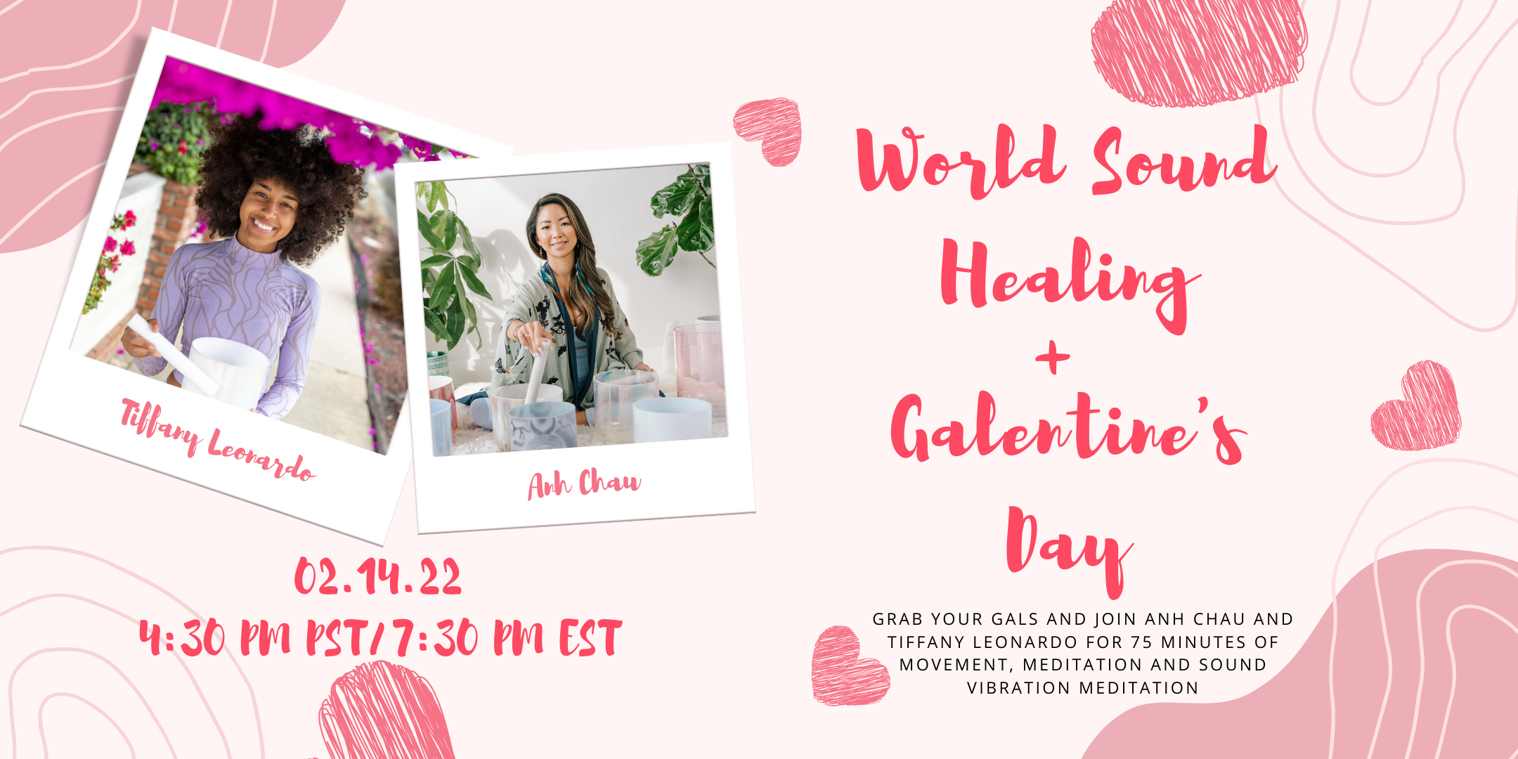 World Sound Healing & Galentine’s Day (Virtual)