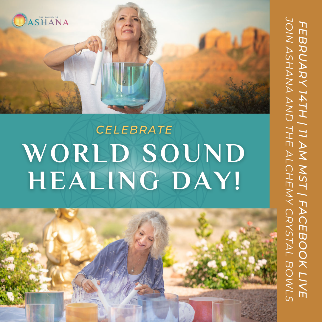 LIVE Crystal Bowl Meditation- Celebrate World Sound Healing Day with Ashana and the Alchemy Bowls