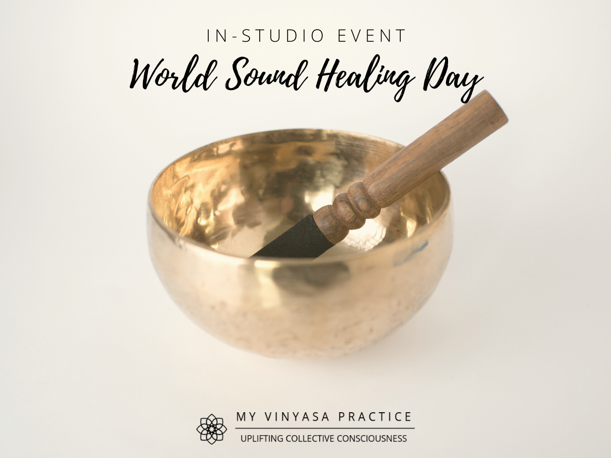 World Sound Healing Day Sonic Valentine at My Vinyasa Studio, Austin, TX