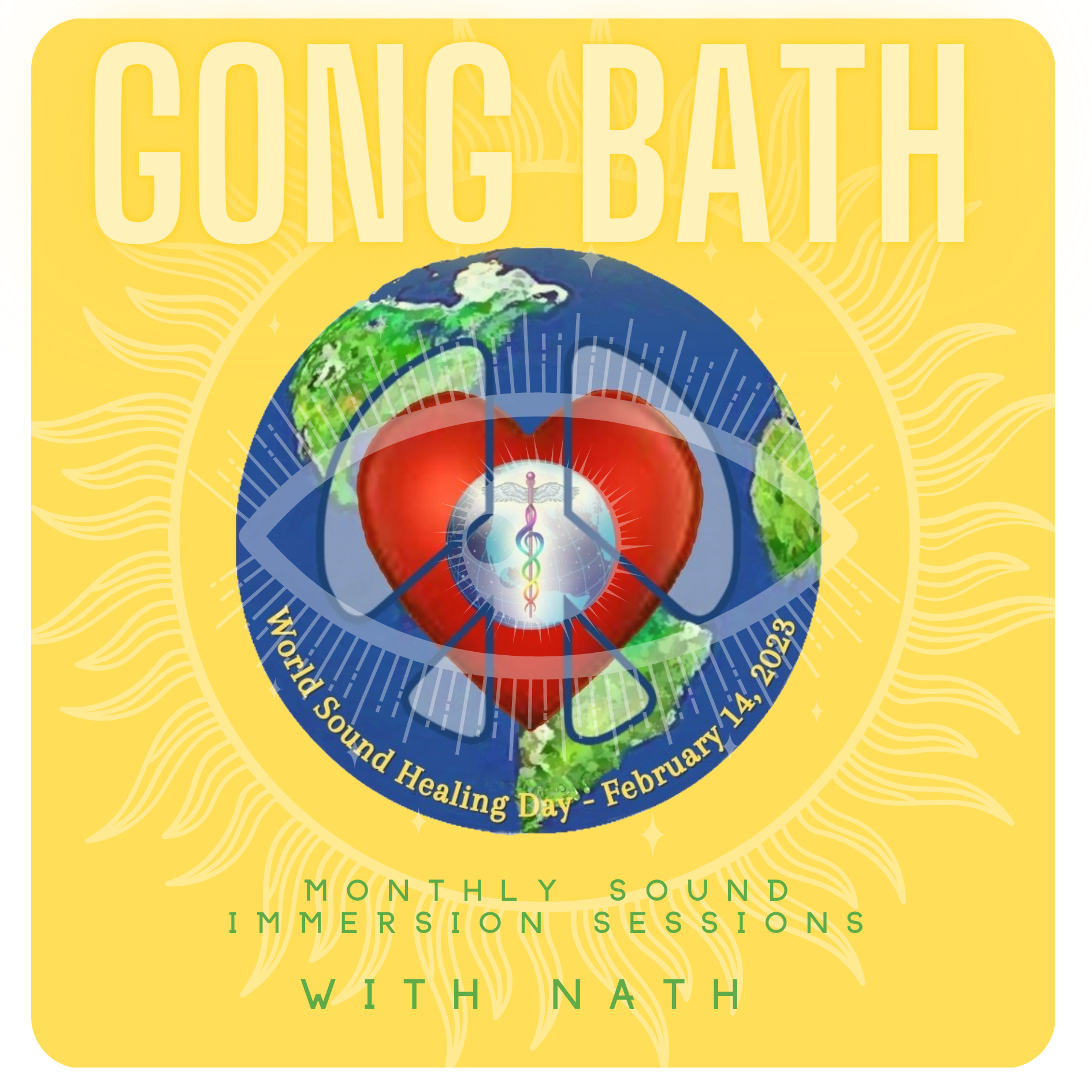 GONG BATH FOR WORLD SOUND HEALING DAY