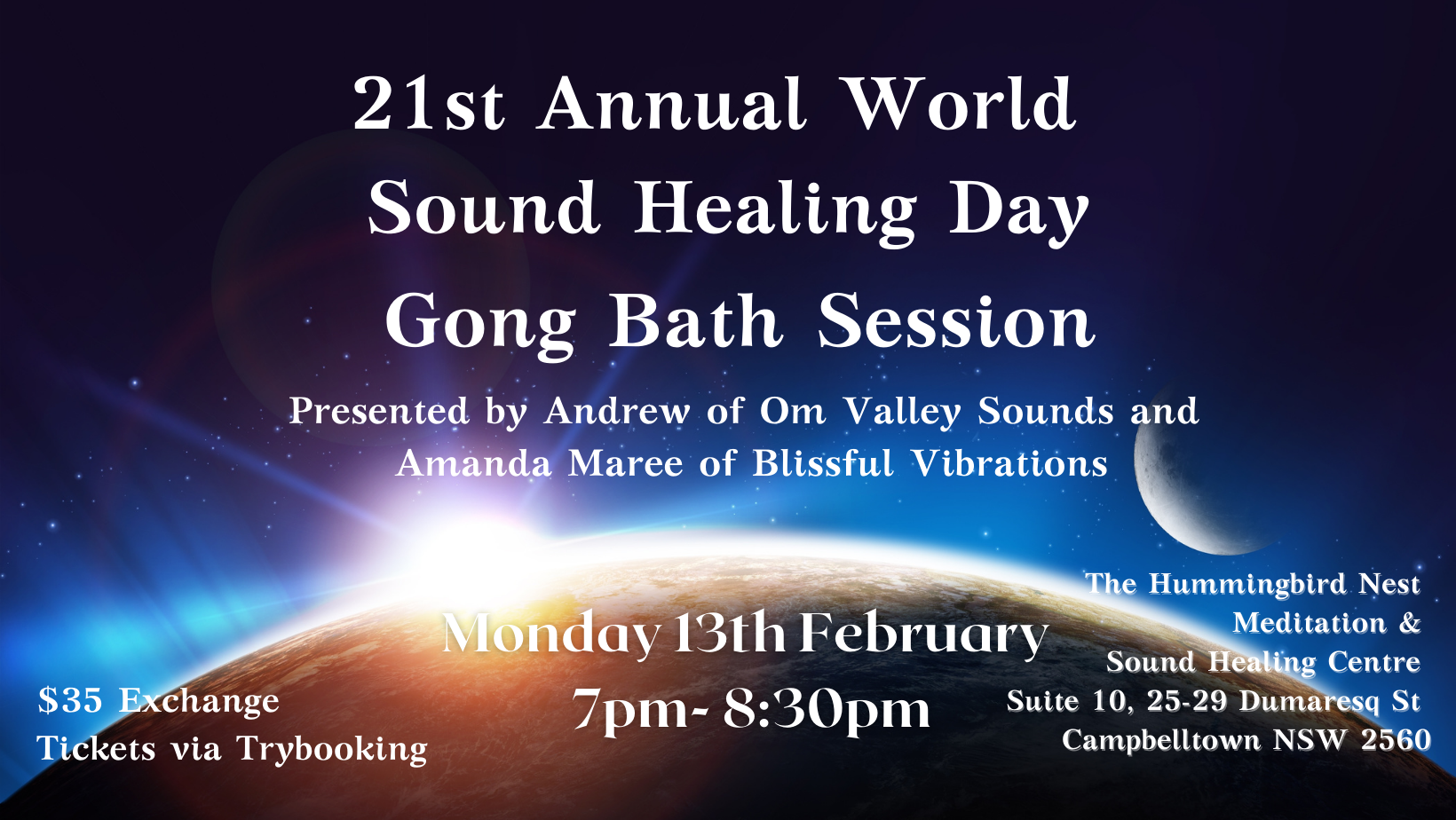 Gong Bath Soung Healing *Special Event*