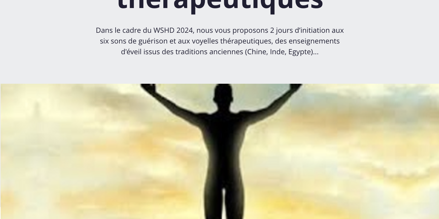 Formation à la méthode des six sons et voyelles thérapeutiques