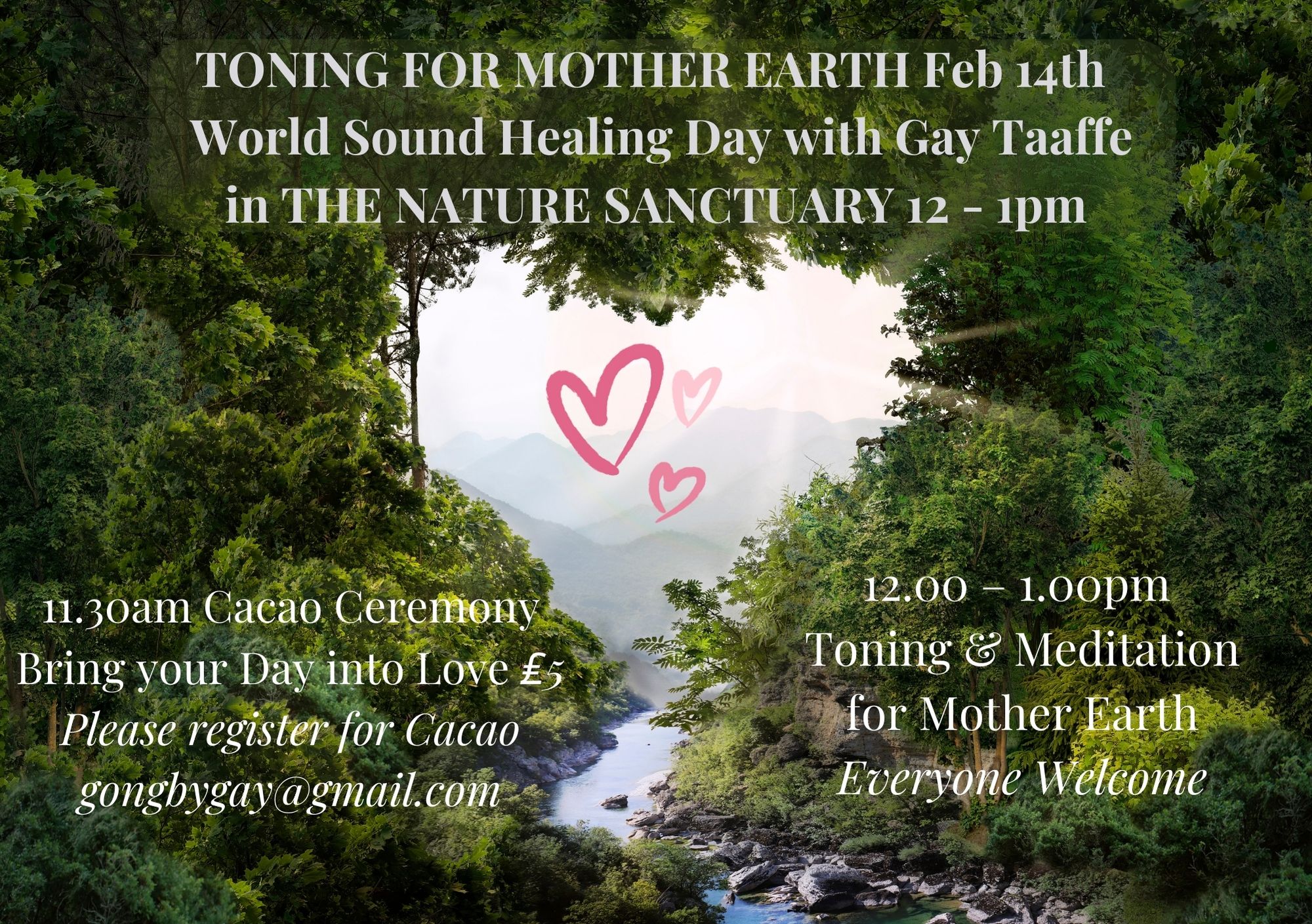 Cacao Ceremony and Toning for Mother Earth