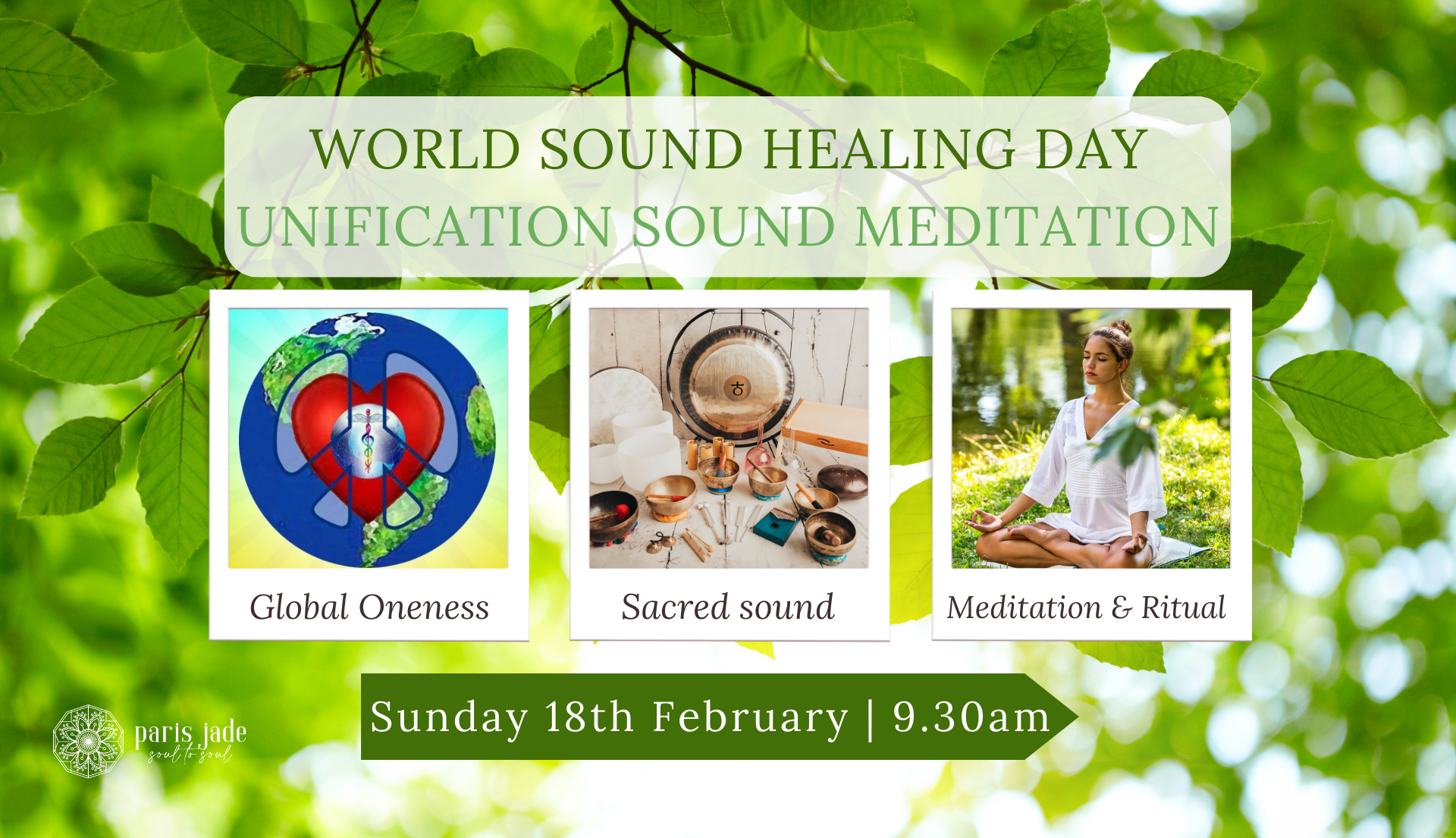 World Sound Healing Day- Unification Sound Meditation