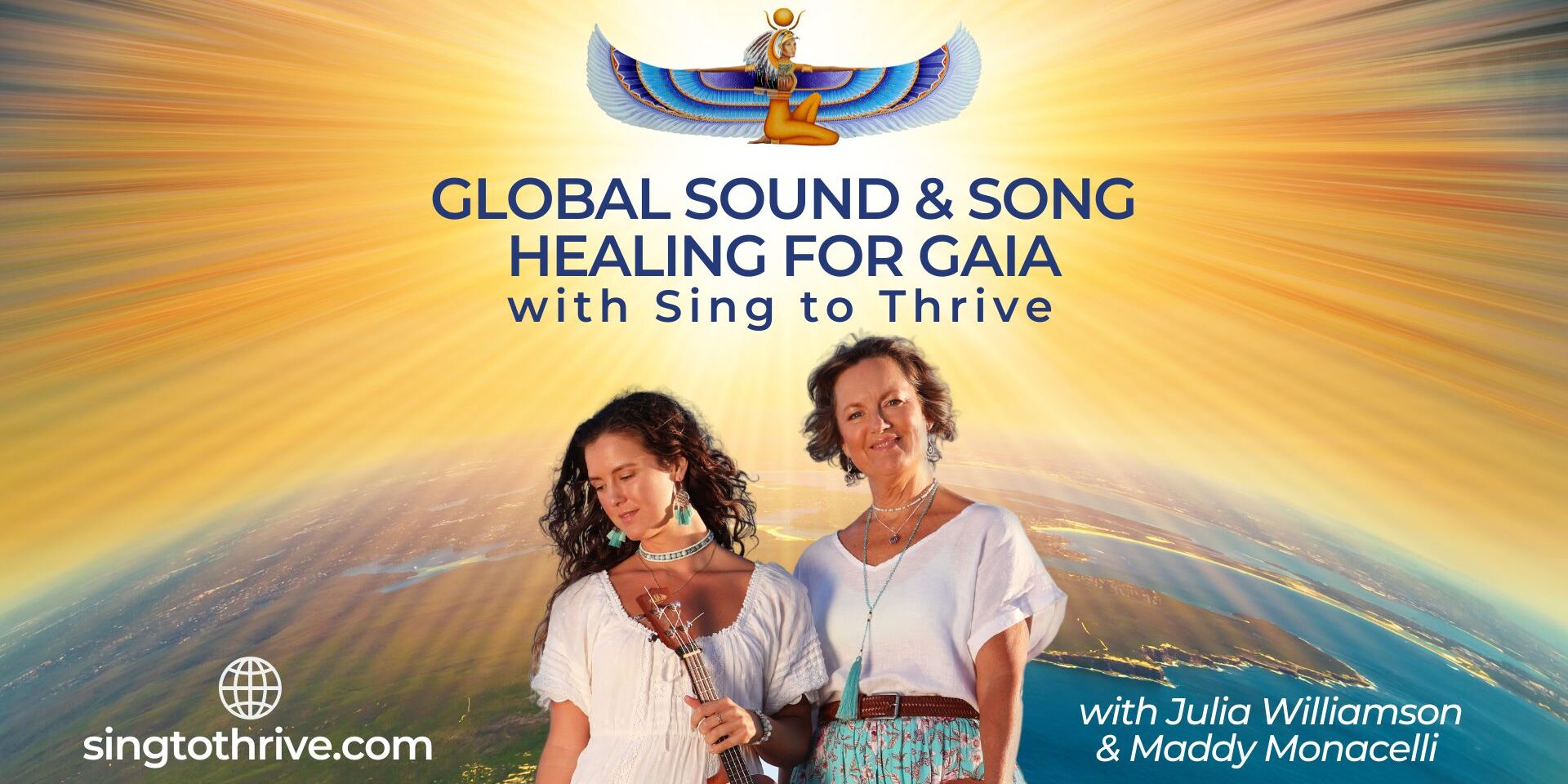 Global Sound & Song Healing for Gaia w/Sing to Thrive