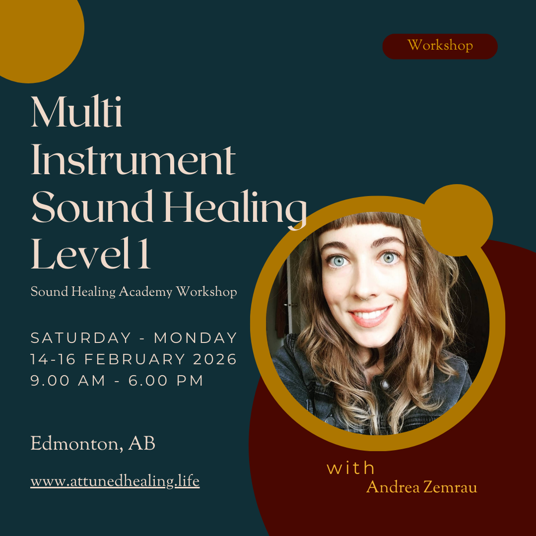 Level 1 – Multi Instrument Sound Healing Workshop – In Person