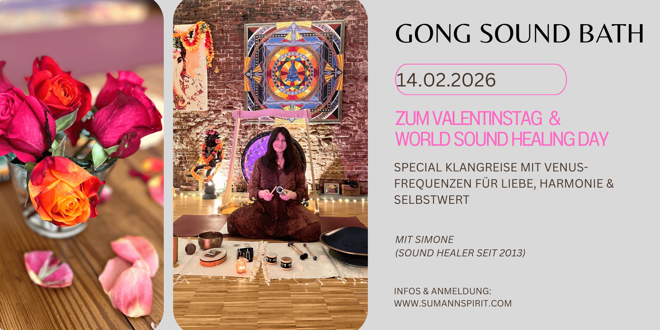 Valentine’s Day Gong Sound Bath: Sound Journey for Love and Harmony in Hamburg